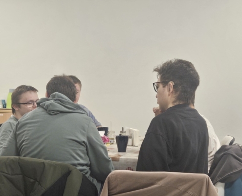 Dneska jsme navštívili našeho spolužáka a kamaráda Vojtu v nemocnici