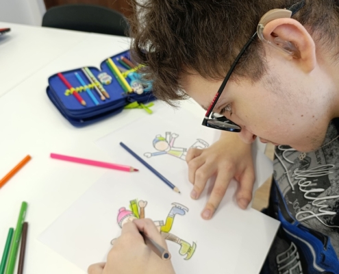 S klukama jsme vyráběli bruslaře na ledě