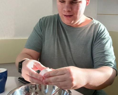 V kroužku vaření jsme si vyrobili vynikající jogurtové lívance