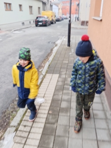 Tělocvik + člověk a jeho svět, příroda v zimě, Psaní, poznávání. Čtení