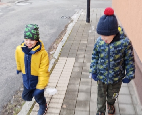 Tělocvik + člověk a jeho svět, příroda v zimě, Psaní, poznávání. Čtení