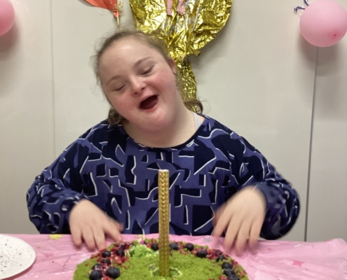 Terezka dnes se svými spolužáky oslavila své narozeniny