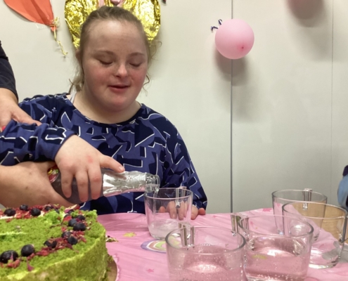 Terezka dnes se svými spolužáky oslavila své narozeniny