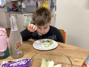 Terezka dnes se svými spolužáky oslavila své narozeniny