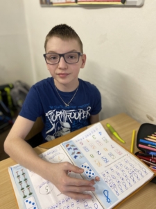 Procvičování číselného oboru 0- 8, počítání a sčítání do 8, porovnávání čísel