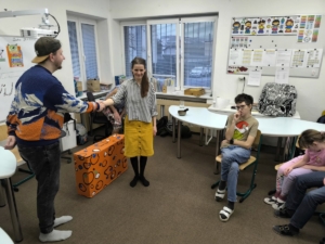 Pan Barvička v zimě