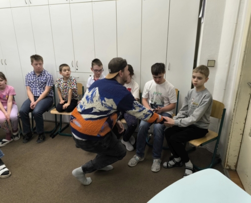 Pan Barvička v zimě