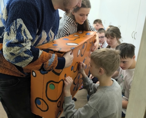 Pan Barvička v zimě