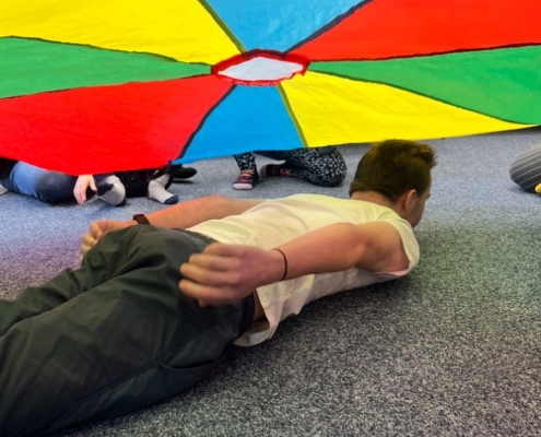 Dnes jsme se žáky navštívili Knihovnu města Ostravy