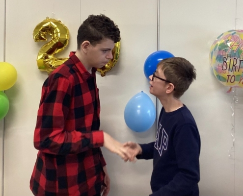 Ríša dnes oslavil své poslední narozeniny v naší škole