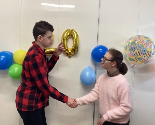 Ríša dnes oslavil své poslední narozeniny v naší škole