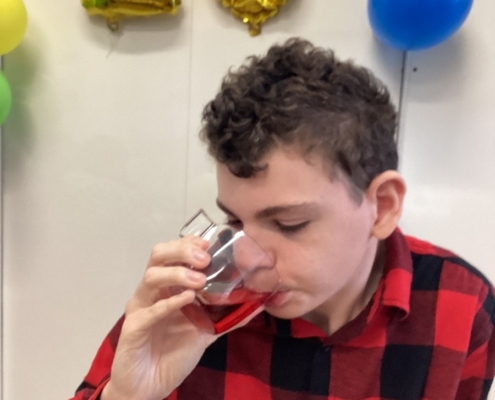 Ríša dnes oslavil své poslední narozeniny v naší škole