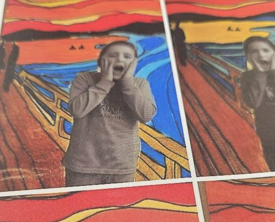 Dneska v pracovních činnostech kopie Edvarda Muncha