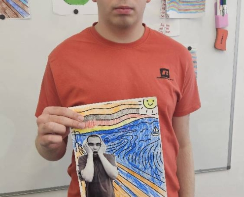 Dneska v pracovních činnostech kopie Edvarda Muncha