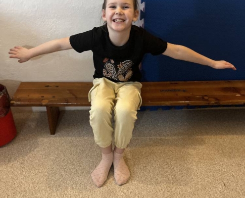 Hudba, tanec, protažení a dobrá nálada