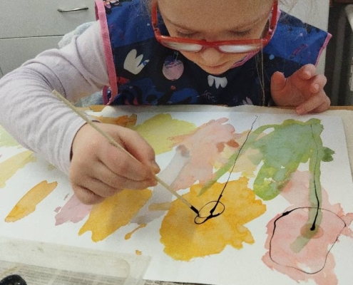 Jarní tvoření, kombinovaná technika