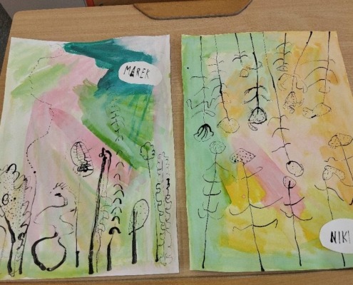 Jarní tvoření, kombinovaná technika