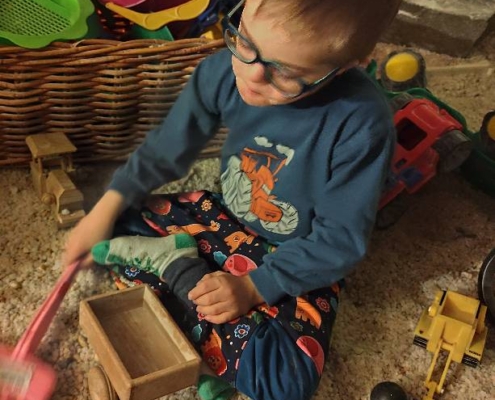 Naše třída dnes relaxovala v oblíbené solné jeskyni