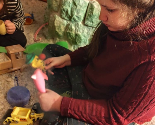 Naše třída dnes relaxovala v oblíbené solné jeskyni