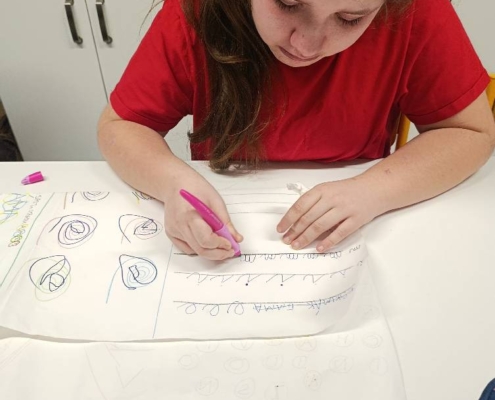 v češtině skládali slova pomocí magnet. písmen, četli jsme z čítanky, globální čtení