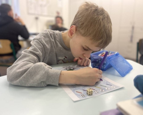 Výuka, tvoření, práce s tabletem