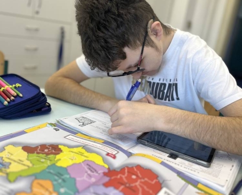 Výuka, tvoření, práce s tabletem