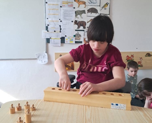 v kroužku sociálních dovedností zaměřili na rozvoj jemné motoriky