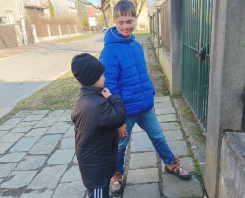 Žáci hodně kreslili, stavěli komíny, stavby z Lega, prohlíželi si časopisy