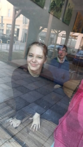 za všechnu školní dřinu užili odměnu ve formě skvělé snídaně v mléčném baru