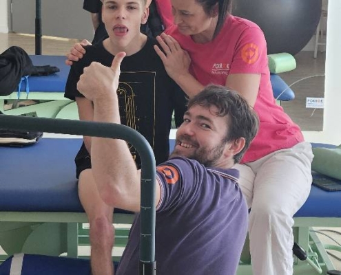 Někdo plave, někdo cvičí