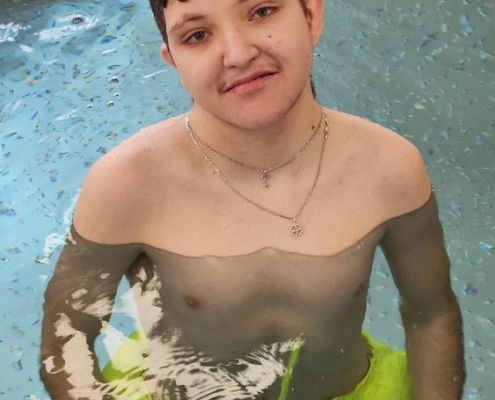 Někdo plave, někdo cvičí