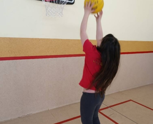 velký tělocvik v Duhovém domě