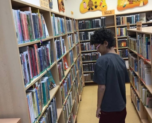 návštěva knihovny, solné jeskyně