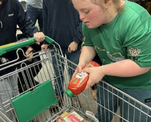 V rámci rozvoje sociálních dovedností jsme nakupovali