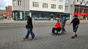 návštěva centra města a kavárničky
