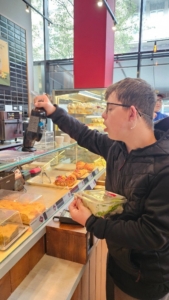 návštěva centra města a kavárničky