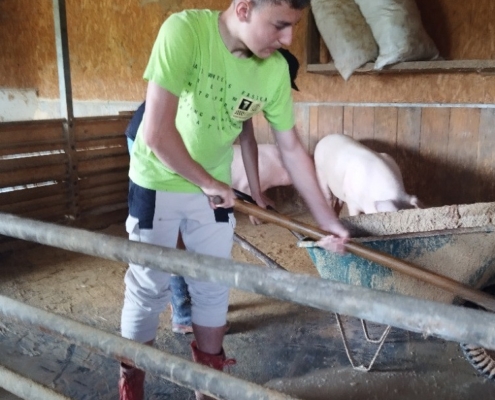 navštívila se farma v Kozlovicích