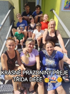 rozdání vysvědčení